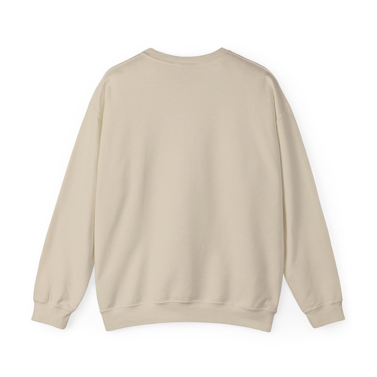 Back of the sand Sunday Morning Sofa Club crewneck, plain with no print