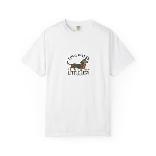 Long Walks Little Legs Dachshund Tee by Tail & Tonic - product photo 1