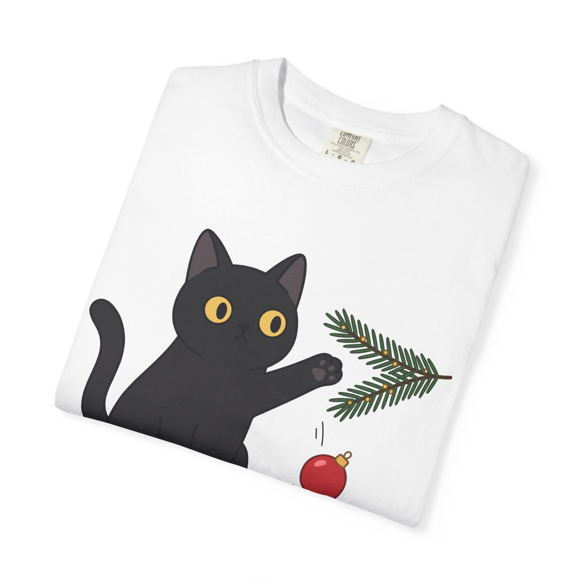 Ornament Removal Specialist Black Cat Tee