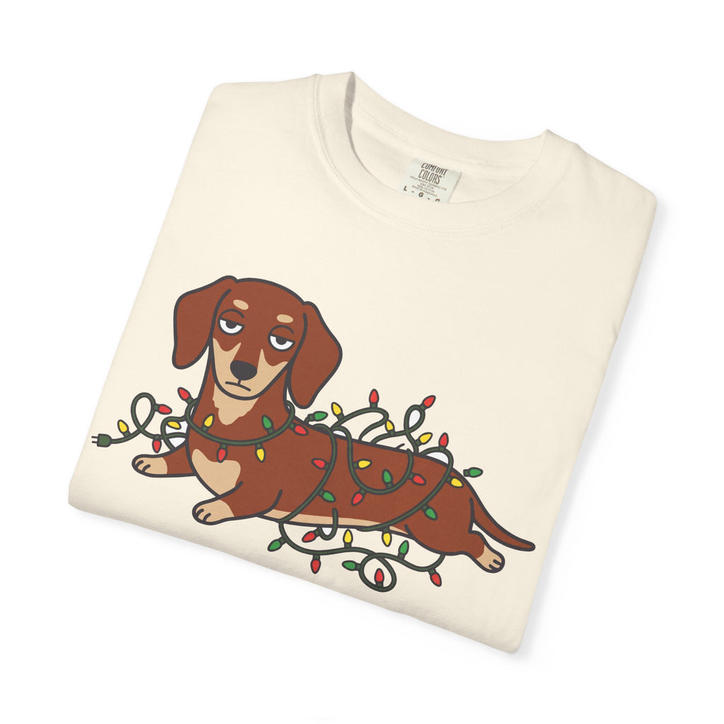 Helping Dachshund Christmas Tee