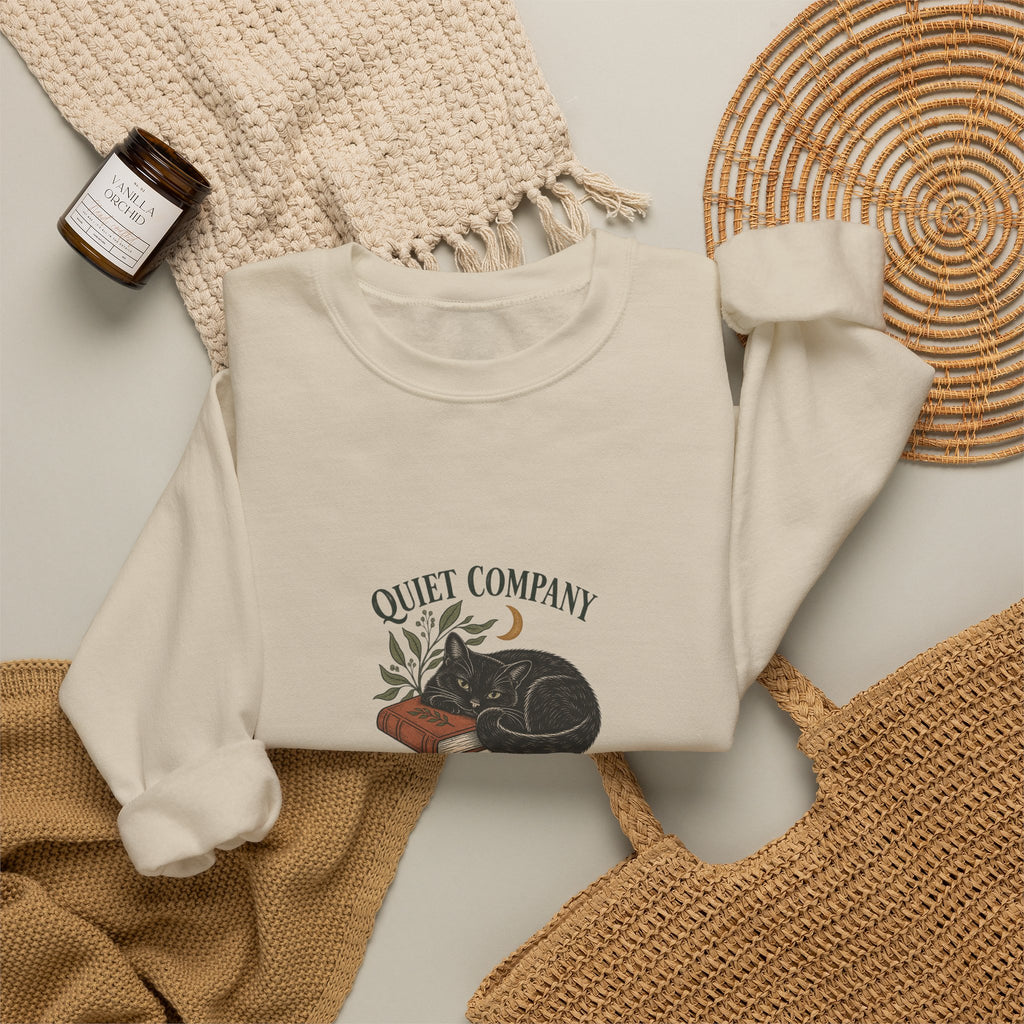 Quiet Company Black Cat Crewneck by Tail & Tonic - product photo 4